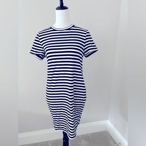 Nautical maternity Bodycon dress